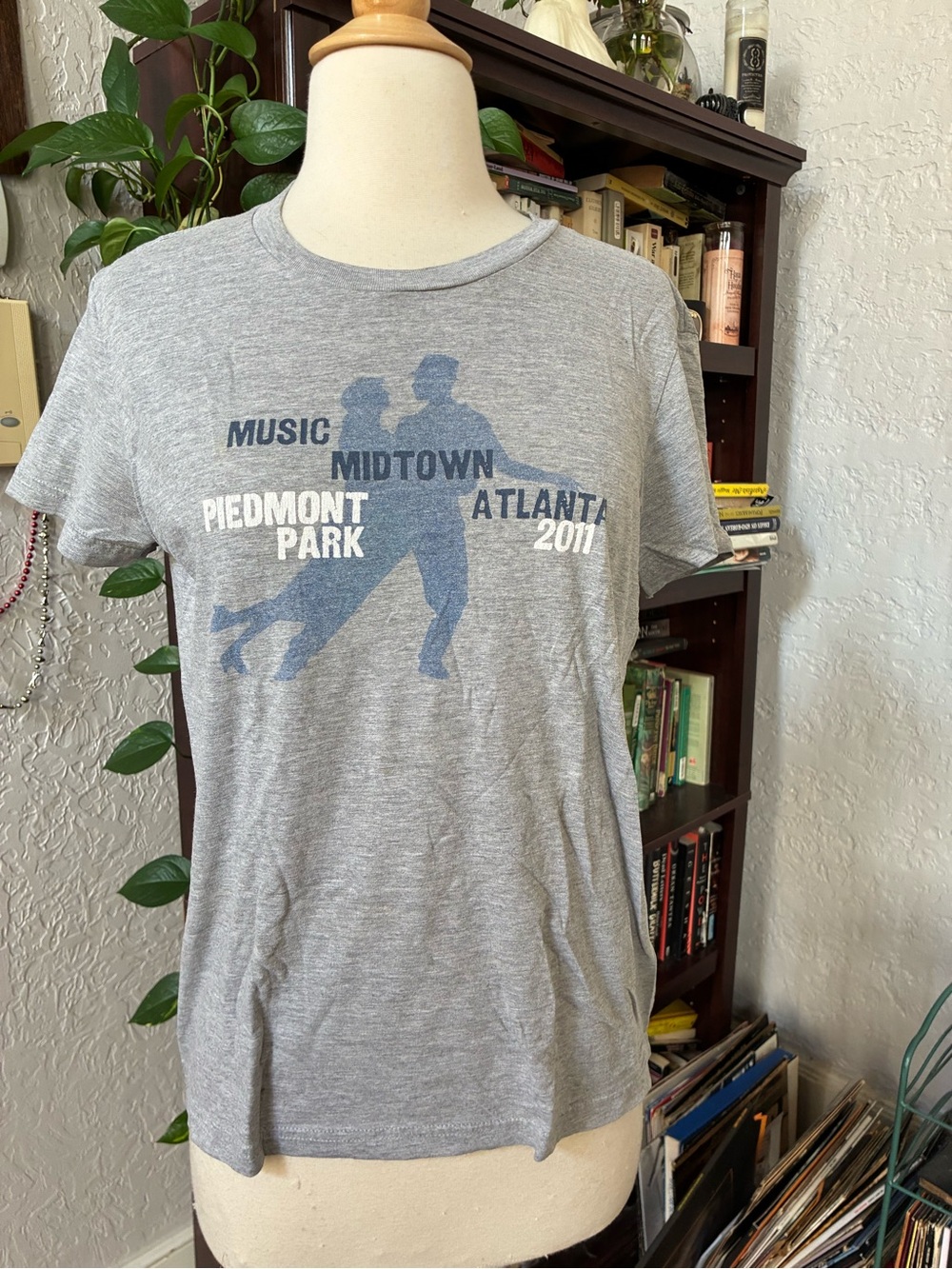 Midtown Music Piedmont Park Atlanta 2011 Grey Graphic Tee